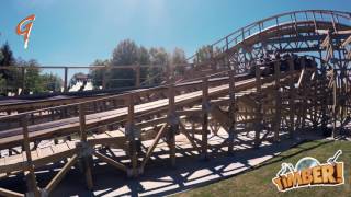 Timber Walibi Rhone Alpes Off Ride amp On Ride [upl. by Anaili]