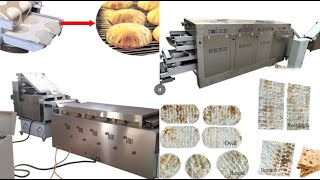 Full Automatic Arabic Bread Maker Machine Lavash Pita Bread Production Line [upl. by Wake]