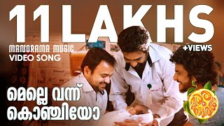 Melle Melle Mukhapadam  Karaoke with Lyrics  Malayalam Song Sing Along [upl. by Allisirp]