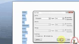 How to Sort Alphabetically AscendingDescending Order in MS Word [upl. by Tami]