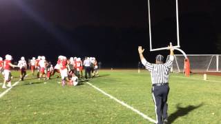 Football Nassan Anderson of Dunellen runs for a 6yard touchdown [upl. by Marji]