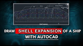 How to draw shell expansion of a ship in Autocad [upl. by Yrekcaz113]