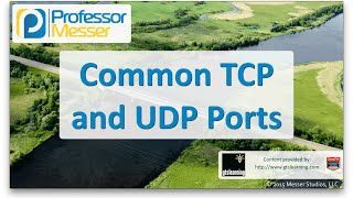 Common TCP and UDP Ports  CompTIA Network N10006  59 [upl. by Annaxor]