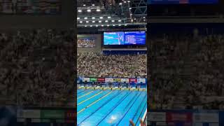 Michael Phelps Watches his World Record be Broken [upl. by Laekim]