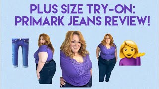 Plus Size TryOn Primark Jeans Review [upl. by Yenduhc691]