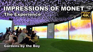 Impressions of Monet  The Experience  Singapore Gardens by the Bay [upl. by Drauode]