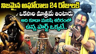 నిజమైన అఘోరాలు ఏం తింటారంటే  Shiva Rudra Guruji Reveals Shocking Facts About Aghora  NewsQube [upl. by Notsnarc]