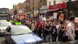 Demo Stoke Newington Sat 130811 [upl. by Cletus442]