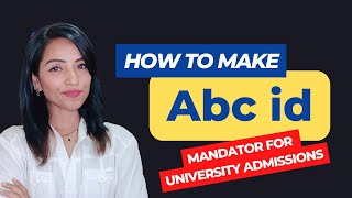 WHAT IS ABC ID HOW TO CREATE ABC ID MANDATORY FOR MUMBAI UNIVERSITY ADMISSION FORM APPLICATION [upl. by Maiocco]