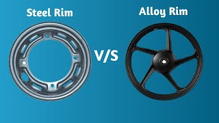 Alloy Vs Steel Rims in scooters which one are best for you [upl. by Bluefarb]