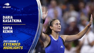 Daria Kasatkina vs Sofia Kenin Extended Highlights  2023 US Open Round 2 [upl. by Charron]