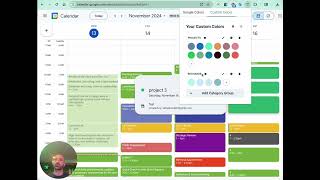 Categories and Custom Colors for Google Calendar events [upl. by Gianni]