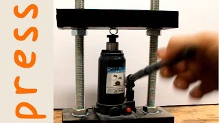 DIY 5 Ton Hydraulic Press [upl. by Nnylecoj594]