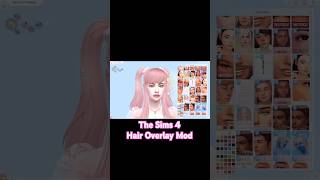 Hair Overlay Mod for The Sims 4 ✨️ shorts [upl. by Saref]