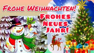 Frohe Weihnachten und ein gutes Neues Jahr 2024☃️🎄🎅 Ein gesegnetes Weihnachtsfest🎉 Herzliche Grüße💖💞 [upl. by Hayalat782]