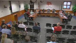 Edwardsburg Public Schools Board of Education Meeting 81924 [upl. by Dhiren]