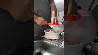 Fazendo tapioca comida comer cozinha culinária Gastronomia [upl. by Oirasan]