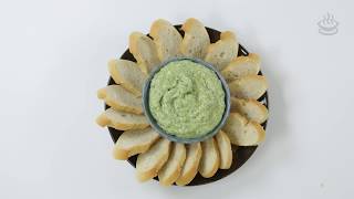 Receta Dip de pesto de albahaca y almendras [upl. by O'Doneven926]