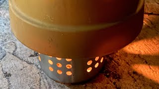 Tea light heater in the greenhouse glasshouse heater warmth [upl. by Rafiq]