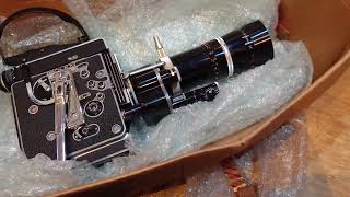 Bolex H16 Reflex going into packaging fro shipping demo fully working [upl. by Anitahs]