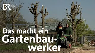 Gartenbauwerker  Ausbildung  Beruf  BR [upl. by Luhar509]