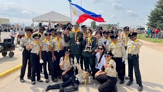 INTERNATIONAL PATHFINDER CAMPOREE MARCHING COMPETITION BASIC and FANCY DRILL  Gillette WY [upl. by Leonsis]