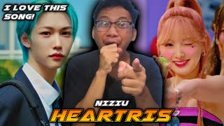 NiziU니쥬 quotHEARTRISquot MV  REACTION [upl. by Aciretal879]