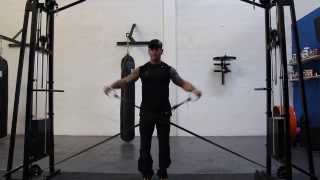 Reverse Iron Cross Lateral Shoulder Flies  Fitworks Academy [upl. by Uriah]