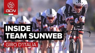 How To Look After A Pro Cycling Team Leader With Team Sunweb  Giro dItalia 2018 [upl. by Amre]