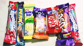 DairyMilk Cispello vs Alpenliebe vs Perk vs KitKat vs Cadbury Fuse vs Milkybar [upl. by Suzan266]