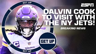 🚨 Breaking News Vikings RB Dalvin Cook to visit the Jets 🚨  Get Up [upl. by Jeralee]