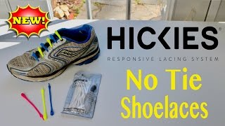 HICKIES ❤️ NO TIE Lacing System  Demo amp Review ✅ [upl. by Ahsei808]