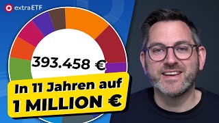 Kann Sven in 11 Jahren 1000000 € erreichen 🤑  extraETF Portfolio Review 🧐 [upl. by Chlores62]