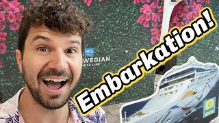 Embarkation Day FIRSTEVER NCL Cruise amp First BACKTOBACK Cruise Norwegian Dawn British Isles [upl. by Mel]