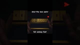 asmr shut the box 😴💤 fall asleep fast asmr asmrshorts mouthsounds shutthebox [upl. by Etnad826]