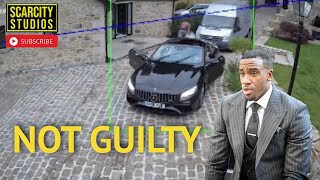 CCTV of Bugzy Malone protecting his home after being found not guilty [upl. by Hadnama461]