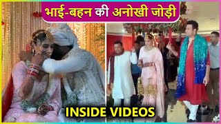 Arti Singh Gets Emotional As She Entered With Her Brother Krushna For Her Marriage Inside Videos [upl. by Nirb]