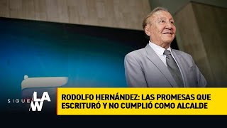 Rodolfo Hernández las promesas que hizo y no cumplió como alcalde de Bucaramanga [upl. by Agripina266]