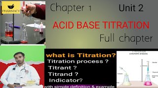 Acid base titration full chapter in one video ☺️ [upl. by William727]