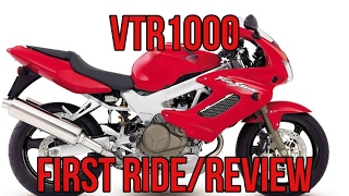 VTR1000 Firestorm First RideReview Kansai Rider Japan Motovlog 162 [upl. by Oinoitna]