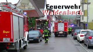 Einsatz Freiwillige Feuerwehr Waldenbuch  Übung am Weilerberg  fire drill [upl. by Eiramanad]