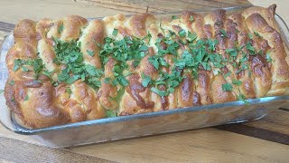 The easiest garlic bread recipe 🍞خبز الثوم والجبنة الخطيرسهل التحضير شهي [upl. by Maure]