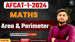 AFCAT12024  Area and perimeter  AFCAT best course  Career Wave Defence [upl. by Aenit]