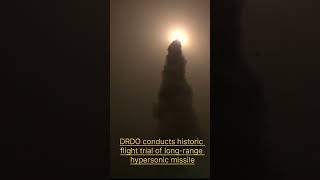 DRDO conducts historic flight trial longrange hypersonic missile astronomyfactsindiashine facts [upl. by Arnst711]