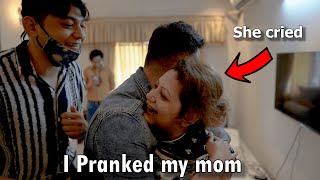 PRANKING MY MOM SHE CRIED [upl. by Graehme602]