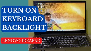 How To Turn On  Turn Off Keyboard Backlight On Lenovo Ideapad Slim 3 Laptop 2023 Easy [upl. by Vena]