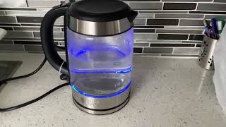 Russell Hobbs Electric Glass Kettle Review  Best Reviews UK [upl. by Anaeco]