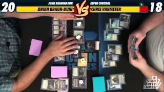 Versus Series Brian BraunDuin Junk Reanimator vs Chris VanMeter Esper Control [upl. by Htezzil]