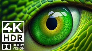 SUPREME COLOR 4K HDR 120FPS Dolby Vision  with Catchy Cinematic Music Colorful Animal Life [upl. by Utter]