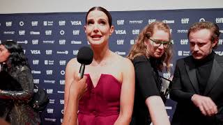 Sharp Corner Premiere  Colbie Smulders  Toronto International Film Festival 2024 red dress full [upl. by Caye]